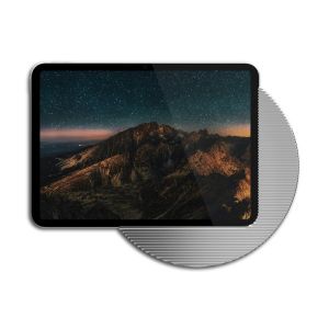 Displine Moonlight houder voor iPad 10.9" 10th gen. zilver geanodiseerd