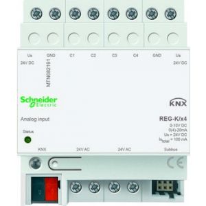Schneider Electric KNX analoge ingang 4 voudig  