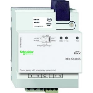 Schneider Electric KNX voeding 640 mA met noodstroomingang  