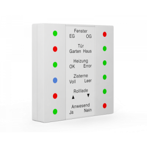 MDT LED Indicator 55mm zuiver wit glanzend