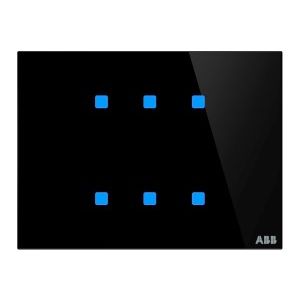 ABB KNX Touchsensor 6-voudig - zwart glas TB/U6.8.1-CG