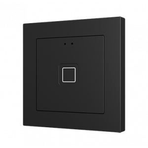 Zennio Tecla 55 X1 Capacitieve KNX touchschakelaar 1-voudig zwart