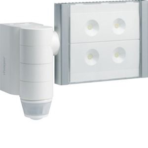 Hager KNX RF Bewegingsmelder opbouw IP55 met led-schijnwerper