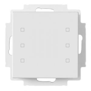 Hugo Müller KNX Tastsensor 6v met temperatuursensor 55mm wit
