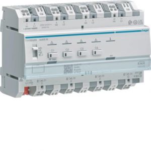 Hager KNX universele zelflerende dimmer 4x 300 W multi-fase