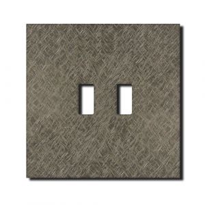 Basalte Socket - Afdekraam enkelvoudig USB - fer forgé grey