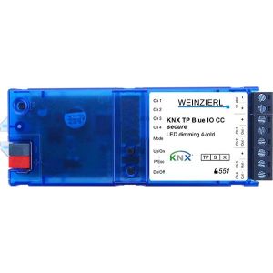 Weinzierl KNX TP Blue IO 551 CC secure dimactor 4 voudig stroomgestuurd
