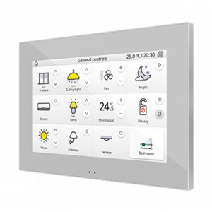 Zennio Z70 - 7" KNX Touchdisplay grijs