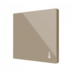 Zennio Flat AmbienT temperatuur sensor - champagne