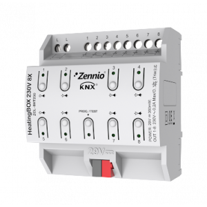 Zennio HeatingBOX verwarmingsactor 230VAC 8 kanaals