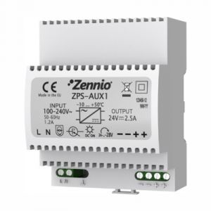 Zennio AudioInRoom voeding 24VDC 2,5A (uit) / 110-230VAC (in)