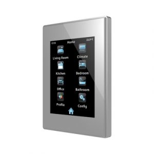 Zennio Z41 Pro zilver met app - kunststof frame