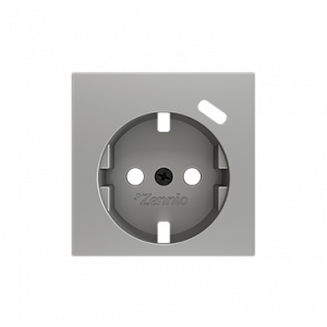 Zennio ZS55 WCD randaarde met USB-C afdekking grijs 55mm