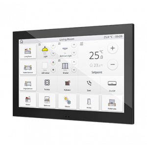 Zennio Z100 - 10" KNX touchdisplay zwart