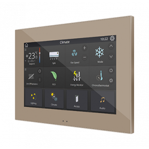 Zennio Z70 - 7" KNX Touchdisplay champagne